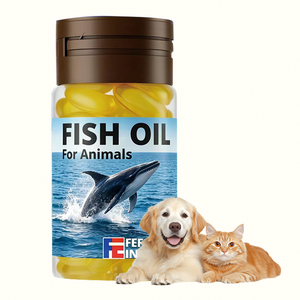 Aceite de bacalao orgánico de alta potencia y calidad premium para animales, rico en Omega-3 EPA y DHA, seguro para cachorros y perros mayores, envío rápido, OEM - Product Image 1