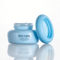 Emballages de luxe personnalisés pour soins de la peau, flacons en verre borosilicate pour crème, contenants de 30 ml, 50 ml, 100 ml, 120 ml, forme cylindrique, bouchon compte-gouttes