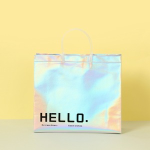 Túi Tote Kim Tuyến Không Dệt Kim Loại Mạ Kim Loại Có Thể Tái Chế Sinh Thái Có Logo Tùy Chỉnh Để Mua Sắm - Product Image 5