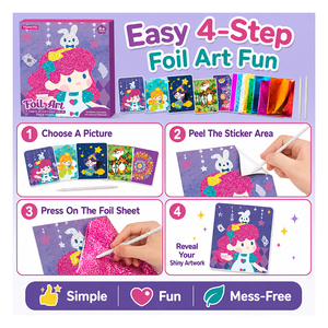 Set de Actividades de Manualidades con Láminas de Arcoíris, Kit de Dibujo de Unicornio para Niños Pequeños, Entrenamiento de la Imaginación, Suministros para Fiestas y Aulas, Juguete de Regalo - Product Image 2