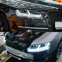 Para Audi A6 2005-2008, Conjunto de Faros Delanteros LED Modificados, Repuesto de Faros para Automóvil, Suministro de Fábrica, Piezas de Automóvil -- Un Par