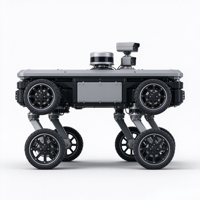 Robot d'inspection sur roues Y15, robot industriel sur roues et jambes pour la sécurité des usines et des centrales électriques