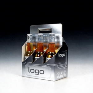 Caja de Whisky Personalizada <span class=keywords><strong>para</strong></span> Celebrar <span class=keywords><strong>el</strong></span> Día <span class=keywords><strong>del</strong></span> <span class=keywords><strong>Padre</strong></span>, Caja de Vino Biodegradable de Color Fijo con Asa <span class=keywords><strong>para</strong></span> 6 Botellas - Product Image 1