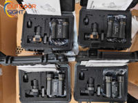 Monoculaire de vision nocturne optique frontale PVS14 COTI à clipser en aluminium, étanche, avec reconnaissance à 275 m, 1x