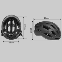 Casque de cyclisme intégralement moulé Absorption des chocs Casque de vélo adulte pour la conduite de vélo de route de montagne