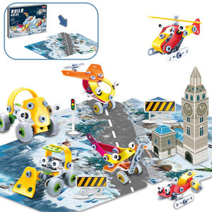 Hanye Kit de Construction DIY 178 Pièces : Maquette d'Avion et Tour de Cloche – Jouet Éducatif STEM pour Enfants - Product Image 1