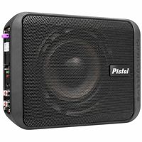 Subwoofer Actif 12V Ultra-Mince 6*8 Pouces pour Voiture, en Alliage d'Aluminium, Audio Pur Basses, Vente en Gros Usine