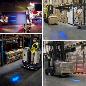 New LED <b>Forklift</b> Safety Alert Light IP65 Rated Universal Fitment - Product Image 4