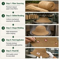 Topi Bucket Bulu Gaya Korea Bernapas untuk Musim Panas, Menyempurnakan Wajah, Pinggiran Lebar, Pelindung Matahari, Cocok untuk Pantai, Dapat Disesuaikan