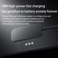 Câble de charge magnétique super puissant 18W 2M en nylon tressé, type C mâle vers 3 broches, pour la charge des tablettes