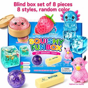 Nuevo Juego de Juguetes Antiestrés de Forma Única y Creativa, Juego de 8, de Rebote Lento, Muy Popular entre los Niños - Product Image 2