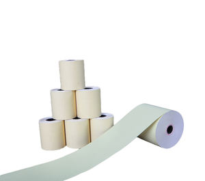 <strong>Carbonized</strong> <strong>Paper</strong> <strong>Roll</strong> 3"x2 3/4" 2 Ply White Canary - Product Image 5