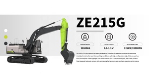 ZE215G Excavadora de 21 toneladas con motor Cummins Máquina de movimiento de tierra de 21 toneladas Excavadora sobre orugas - Product Image 5