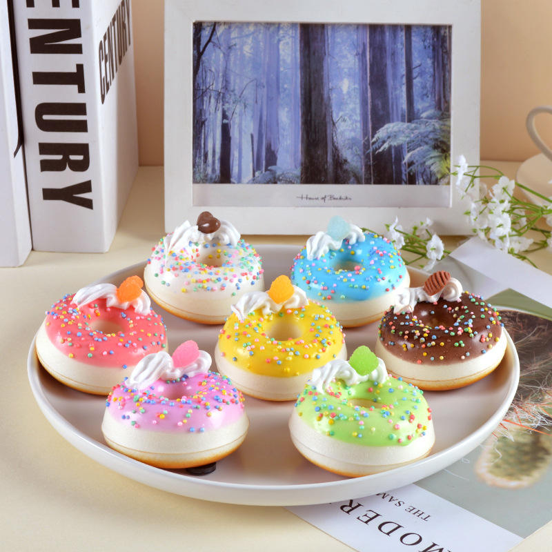 ET Novelty Squishy Toy for Kids New Design PU Anti Stress Sensory Fidgets Toys Cookie Squishy Squeeze Toy for Kids Play