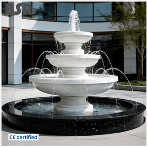 <span class=keywords><strong>Fuente</strong></span> de Agua en Cascada de Mármol de Piedra Natural Personalizada, <span class=keywords><strong>Fuente</strong></span> de Piedra para Parque, Decoración de Villas y Mansiones - Product Image 1