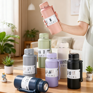 Vente en gros de tasse de voyage 27oz en acier inoxydable à double paroi isolée sous vide 6-12 heures d'isolation thermique anti-fuite - Product Image 2