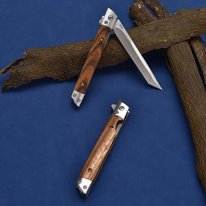 Cuchillo Ruso de Construcción Duradera para Cortar Madera, Pan y Cuero, con Funda de Cuero, para Cocina, Caza y Bolsillo - Product Image 3