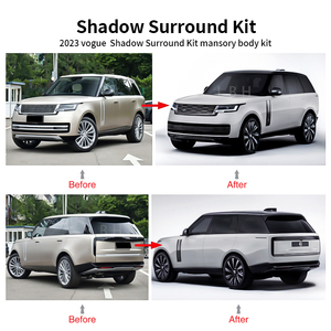 Para <span class=keywords><strong>Land</strong></span> <span class=keywords><strong>Rover</strong></span> Range <span class=keywords><strong>Rover</strong></span> Vogue 2023 Shadow Surround Kit <span class=keywords><strong>mansory</strong></span> Body Kit de parachoques delantero Shark Gills Parachoques delantero Parrilla - Product Image 2