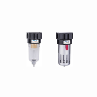 Filtro de Aire Neumático Comprimido Serie AF BF, Tratamiento de Fuente de Aire, G1/8'', G1/4'', G3/8'', G1/2'', Regulador de Filtro Neumático