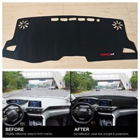 Housse de tableau de bord de luxe Luerman avec pare-soleil et protection de tapis pour Toyota Corolla 2014-2018, garantie 1 an