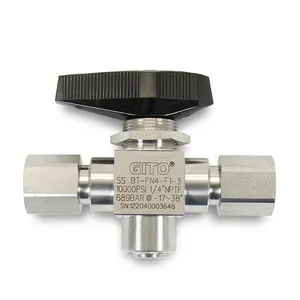 NEW ORIGINAL 6000 psi ball valve trunnion ball valve high pressure ball valve for oil gas or water pipe