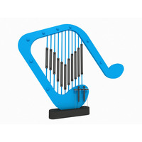 Children Outdoor Amusement Park Outdoor Percussion Musical Instrument Set Outdoor Harp Instrument for Kids