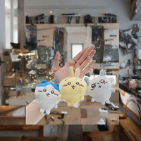 Figurines en peluche miniatures de 10 cm, Cabbage Usagi Chiikawa, en coton PP brodé, jouets en peluche anime, décoration pour sacs, porte-clés