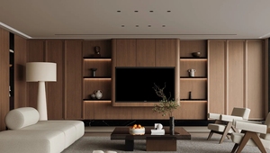 Tùy chỉnh phòng khách TV nền tường hiển thị từ Trung Quốc nhà máy gỗ đồ nội thất cho Trang chủ sử dụng giá tốt nhất - Product Image 5