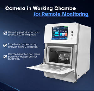 Fraiseuse dentaire Chorway <span class=keywords><strong>Vinson</strong></span> 5A Heavy Duty Siemens à broche unique, pour fraisage à sec et à humide, pré-fraisage d'abutments en titane - Product Image 5
