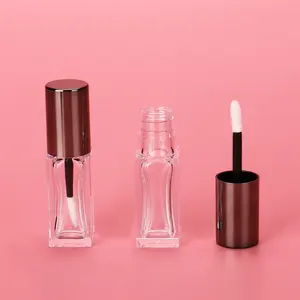 Fábrica al por mayor personalizado PETG brillo de labios tubos único 9,2 ml brillo de labios tubo contenedor vacío brillo de labios tubos