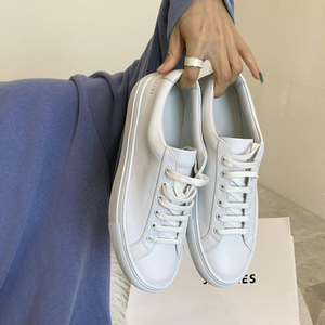 2025 tendance luxe en cuir plat blanc baskets nouveau designer original classique bas style planche à roulettes chaussures de marche - Product Image 4