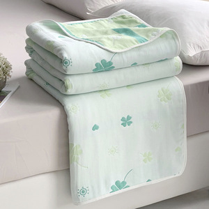 Couverture DL Premium 100% Coton, 6 couches de mousseline, ultra respirante, légère, <span class=keywords><strong>pour</strong></span> l'été, motif lapin, OEM - Product Image 2