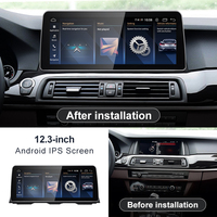 STWEI Snpdragon665 12,3 pouces DSP CarPlay AUTO Android 14 Autoradio multimédia pour BMW F10 F11  Unité principale Radio Bluetooth CIC NBT