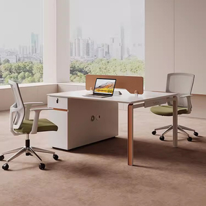 Nội Thất Văn Phòng Hiện Đại Modular Bàn Văn Phòng 2 3 4 6 Người Văn Phòng Workstation Tủ Cho Nhân Viên Không Gian Bảng Khung - Product Image 4