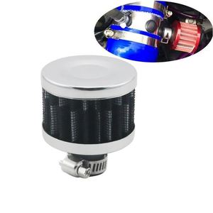 Filtro de aire con forma de hongo de 12 mm, negro, plateado, azul, rojo, con patrón de carbono, para reemplazo y reparación AF015 - Product Image 1
