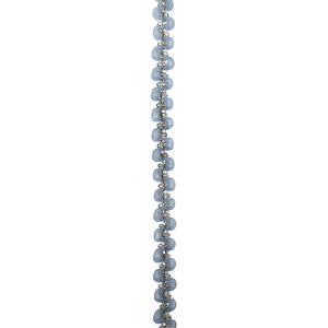 Ruban de dentelle en organza noir et blanc de style coréen de 1 cm avec fil doré en forme de Z pour <span class=keywords><strong>poupées</strong></span> et vêtements pour enfants - Product Image 4
