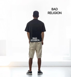 Chấ<span class=keywords><strong>t</strong></span> lượng cao 100% cotton người đàn ông quần áo Thả Vai hip hop Ngắn Tay Áo Saint michacl xấu <span class=keywords><strong>T</strong></span>ôn Giáo áo phông cho nam giới - Product Image 2