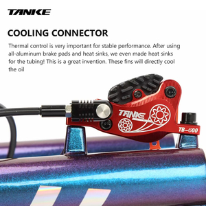 MTB bisiklet fren reçine Pad yağ basınç kumpas CNC zanaat 160mm Rotor bisiklet 4 pistonlu hidrolik disk frenler - Product Image 5
