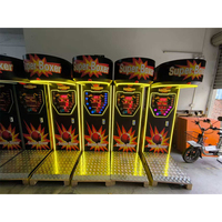 Machine de jeu d'arcade électronique de frappe au poing, à monnayeur, personnalisable, pour divertissement de rue, avec jeu de force de frappe ultime