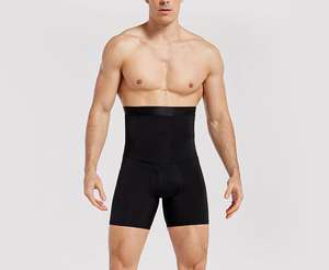 Fajas de cintura alta <span class=keywords><strong>para</strong></span> hombre, ropa interior moldeadora de compresión, bóxers <span class=keywords><strong>para</strong></span> adelgazar la cintura - Product Image 3