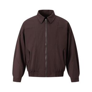 Veste décontractée pour homme de style Old Money, col montant, polyester, résistante aux déchirures, style streetwear, poches 3D, coupe ample, polyvalente - Product Image 5
