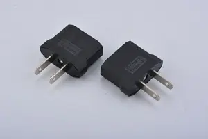 Konverter Daya AC Adaptor Colokan Standar USA Kecil, Konverter Outlet AC, Adaptor Colokan Perjalanan Amerika Ke Universal