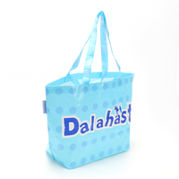 Sac tissé en PP, sac en plastique tissé, sac en PP, sac fourre-tout en PP personnalisé imprimé, respectueux de l'environnement, teinture colorée résistante pour une visibilité à long terme