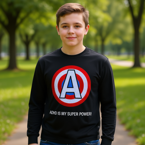 T-shirt à manches longues super motivant pour la sensibilisation et l'estime de soi, pour les personnes atteintes de TDAH - Product Image 1