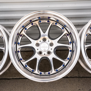 Jantes de voiture 2 pièces à rayons multiples 18 19 20 21 5*114.3 5*112 5*110 compatibles avec GT-R Supra 86 BRZ FD RX7 <span class=keywords><strong>R32</strong></span> 330 M3 A4 S5 Golf 911 - Product Image 5