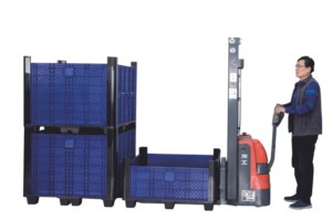 Estantería de almacenamiento de plástico personalizable de fábrica con fácil montaje y diseño ventilado para organización de almacén - Product Image 5