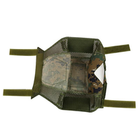 Housse de casque tactique unisexe en tissu polyester respirant, version améliorée MH PJ, pour le sport