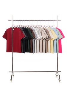 250G Heavyweight Cotton T Shirt 32S Double Yarn Drop Shoulder Crew Neck Blank <b>Tee</b> Loose Fit Casual Streetwear Bulk - Product Image 6