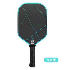 Raqueta de Pickleball Heli Sports Products, Fibra de Carbono T700, Color Cian Degradado, 420x190x16mm, Forma P1 - Product Image 1
