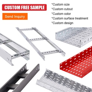 粉体塗装異なる色OEMカスタマイズ亜鉛メッキケーブルトレイ価格 - Product Image 6